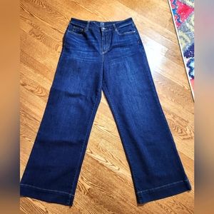 ANA Wide Leg Dark Denim Trouser Jeans